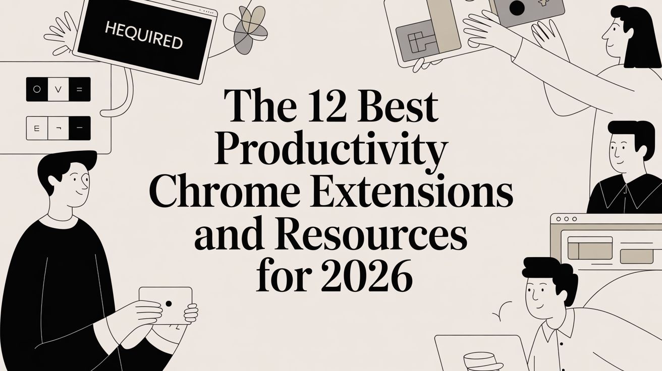 12 labākās produktivitātes Chrome paplašinājumi un resursi 2026. gadam