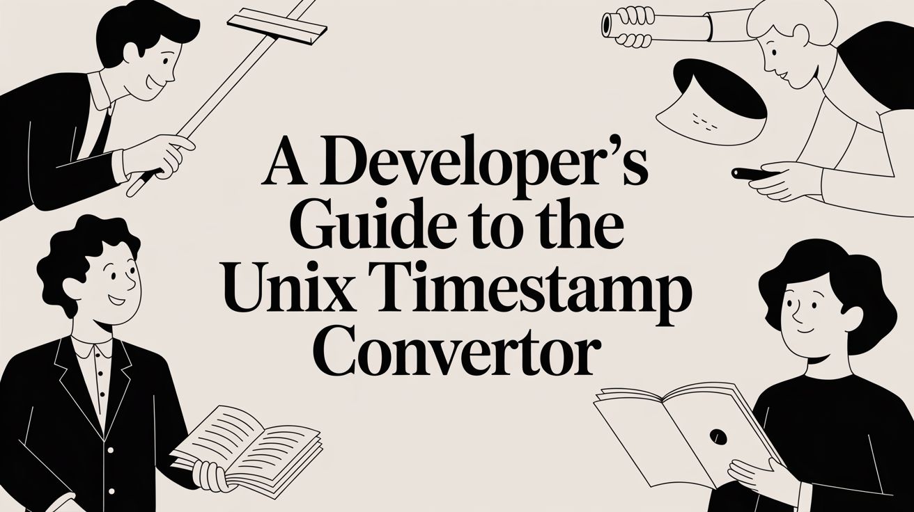 Izstrādātāja ceļvedis Unix laika zīmju pārveidotājam