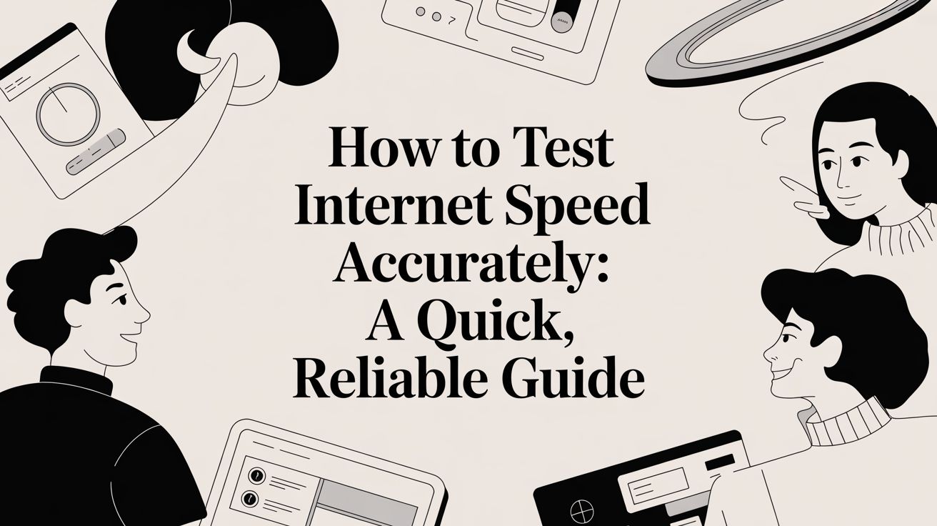 Kā precīzi pārbaudīt interneta ātrumu: ātra, uzticama rokasgrāmata