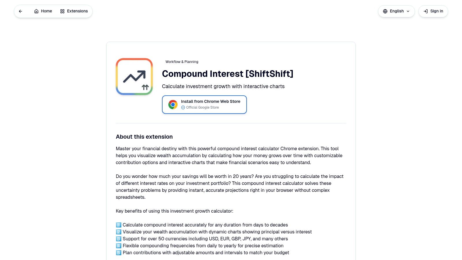 Compound Interest [ShiftShift]