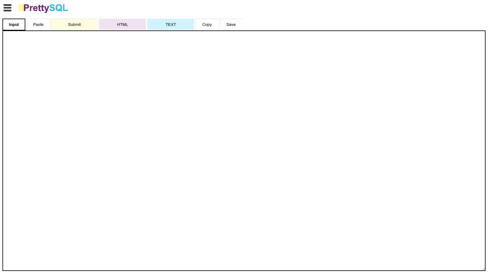 PrettySQL (prettysql.com)