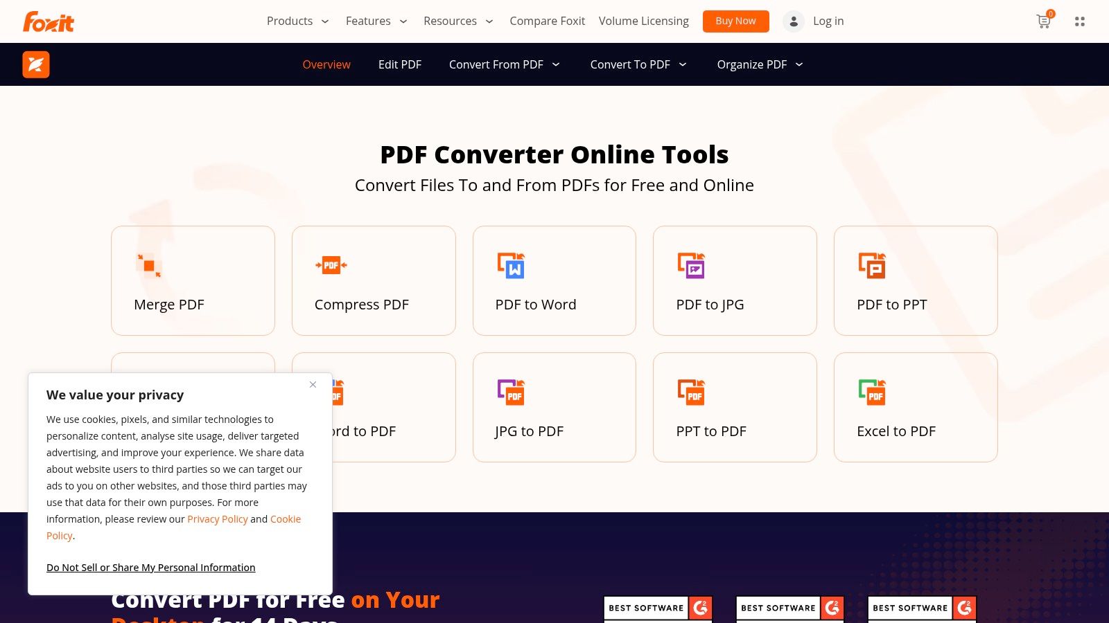 Foxit PDF Converter (Foxit PDF Editor Online Tools)