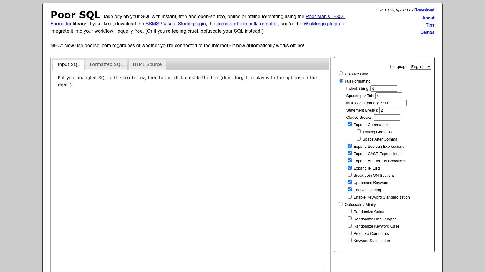 Poor SQL (poorsql.com)