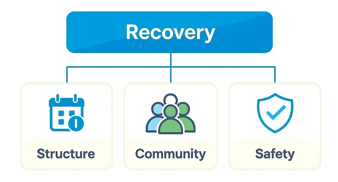 Infographic about texas sober living