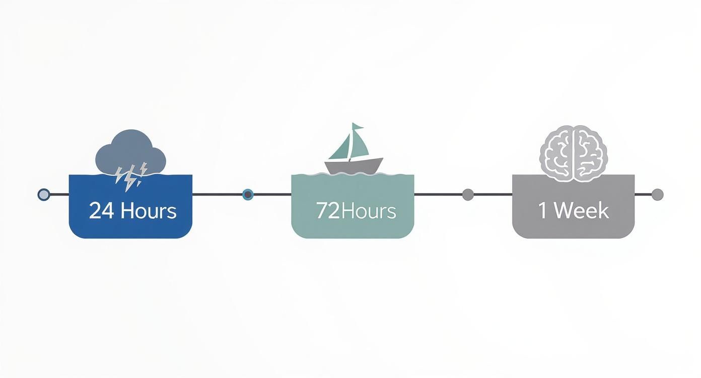 Infographic about alcohol brain recovery timeline