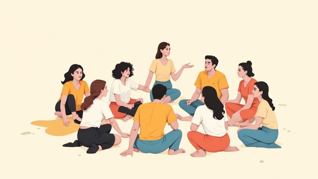 A person writing in a journal at a desk, surrounded by calming plants and a cup of tea, symbolizing thoughtful planning.