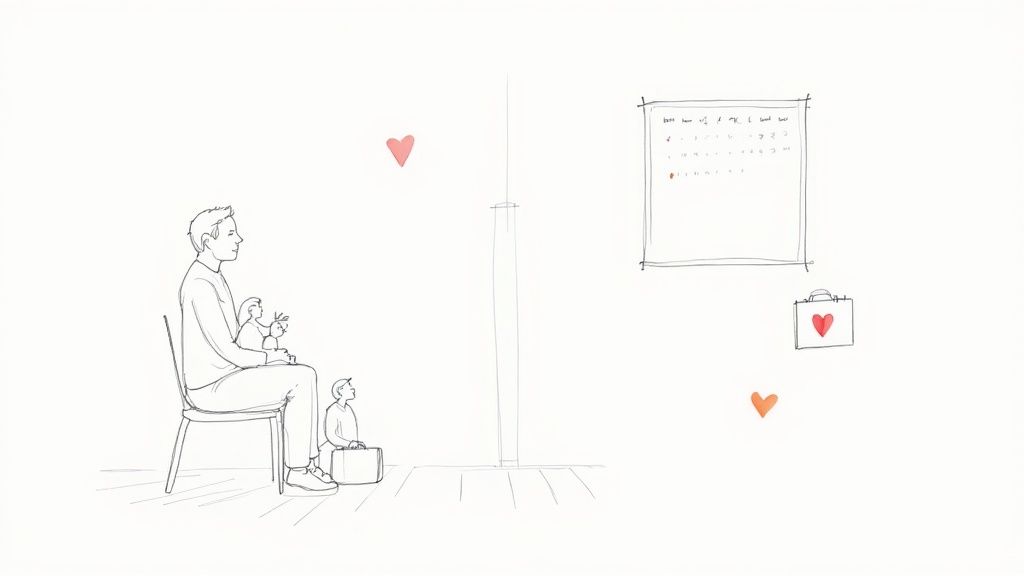 A person looking thoughtfully out a window, contemplating their mental health journey.