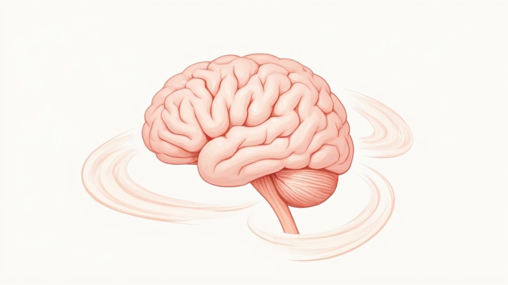 A person hiking in a vibrant, sunlit forest, symbolizing health and vitality.