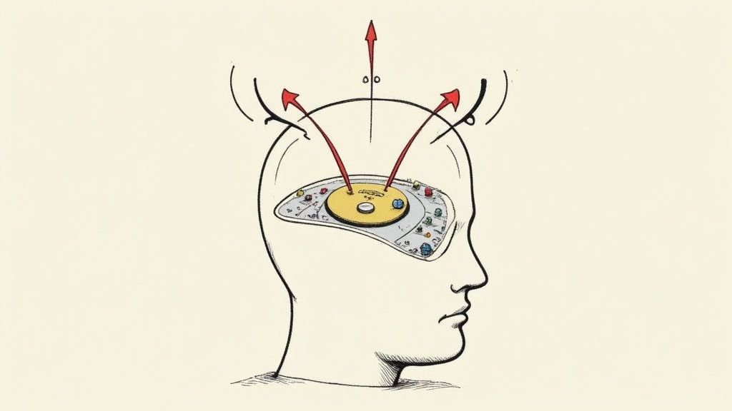 Two arrows pointing in opposite directions, one labeled "Stimulant" and the other "Depressant," representing the conflicting signals sent to the body when mixing Adderall and alcohol.