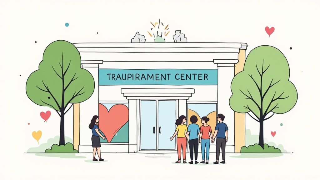 Woman sitting on a couch with a journal, looking thoughtfully out a window, symbolizing personal reflection and recovery at home.