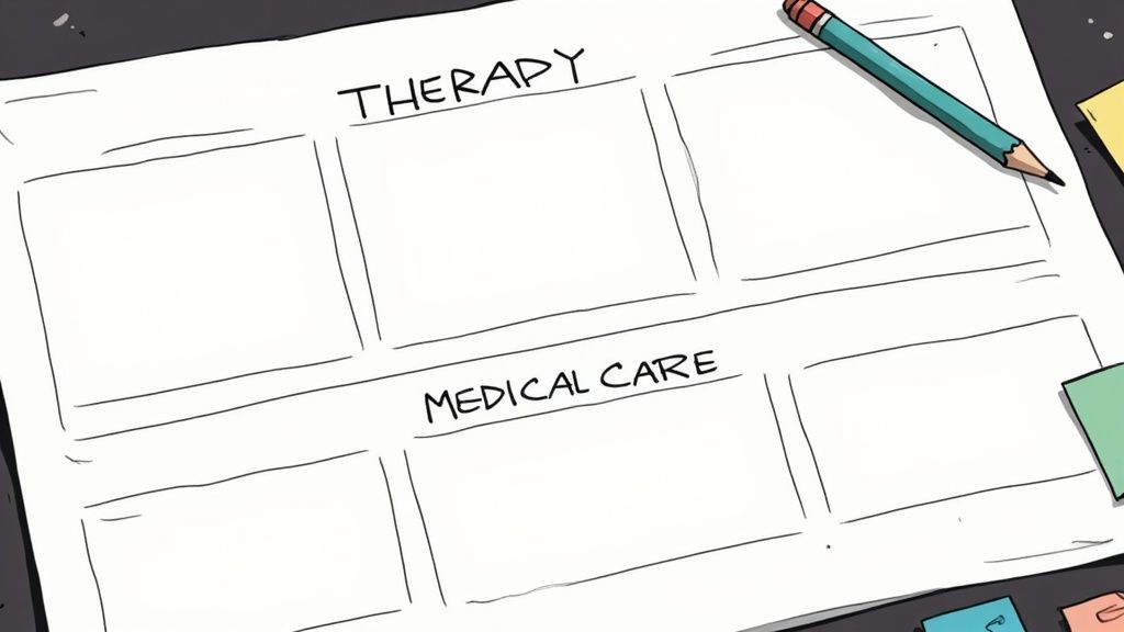 A person looking thoughtfully at a fork in the road.