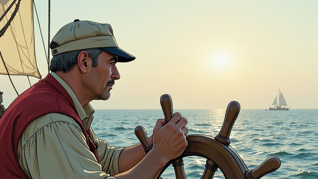 A person's silhouette with gears and a lightbulb in their head, symbolizing a cognitive shift.