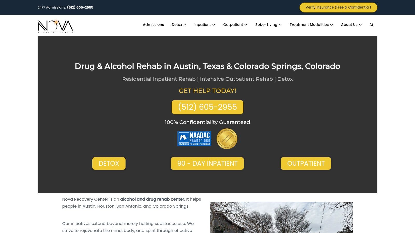 Nova Recovery Center (Austin / Wimberley)