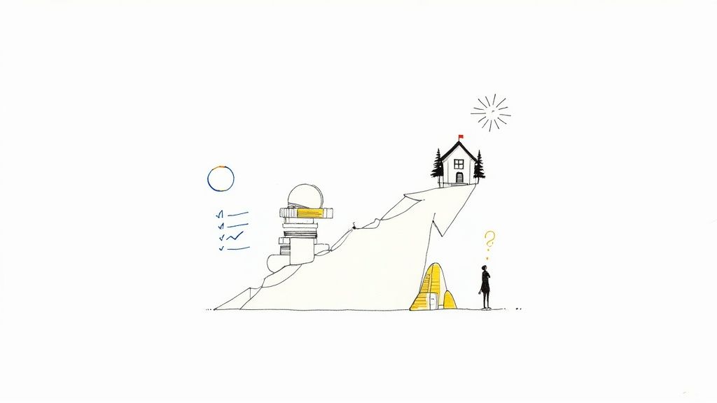 Scenic view of a vacation rental property with a modern design and a relaxing outdoor area