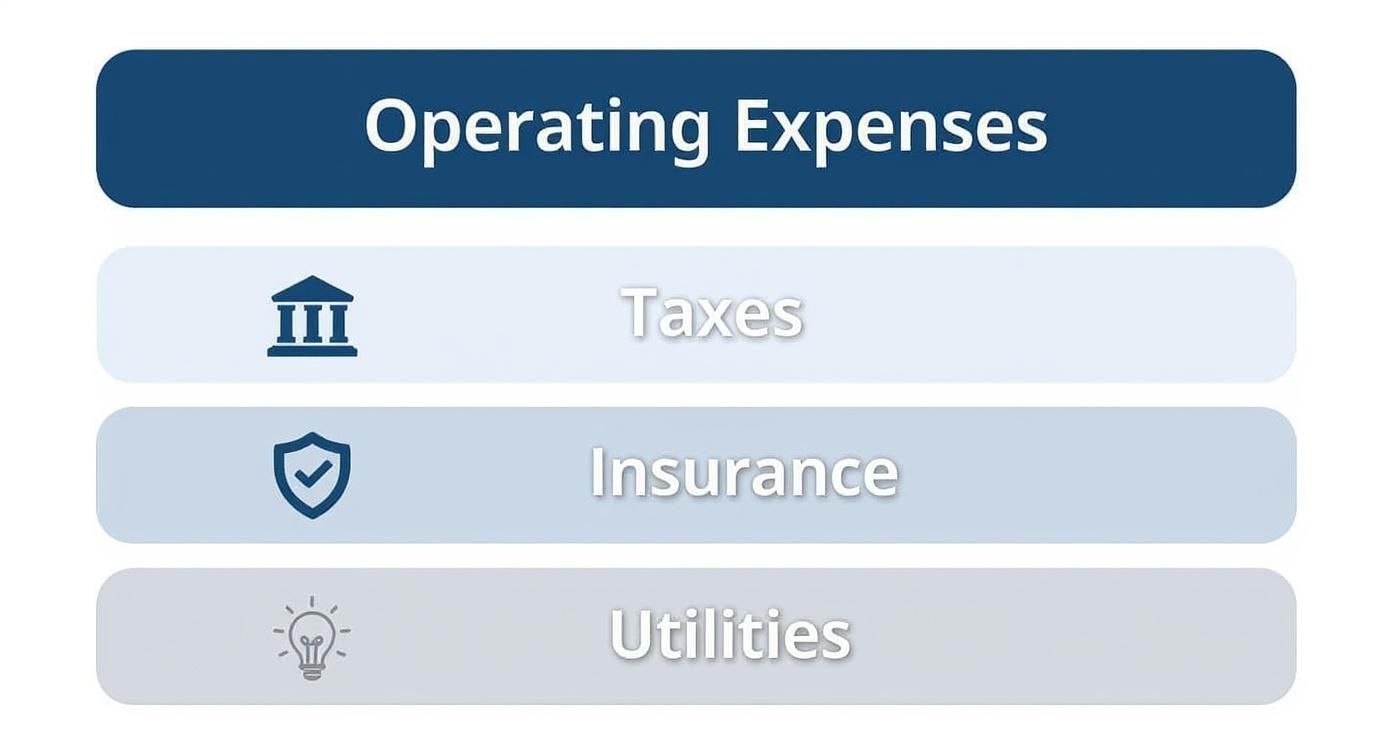 Infographic about rental property expense categories