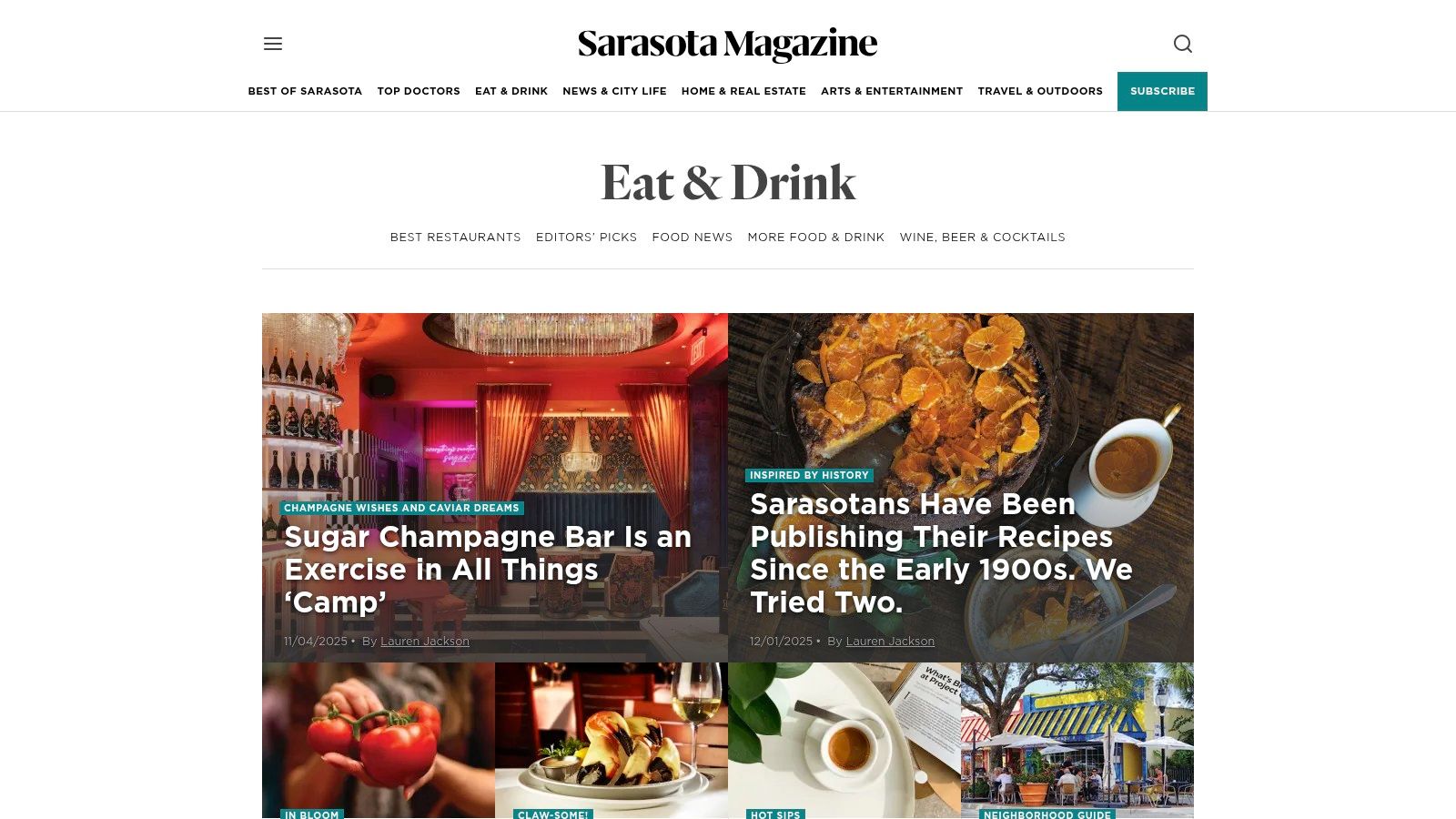 Sarasota Magazine (Eat & Drink)