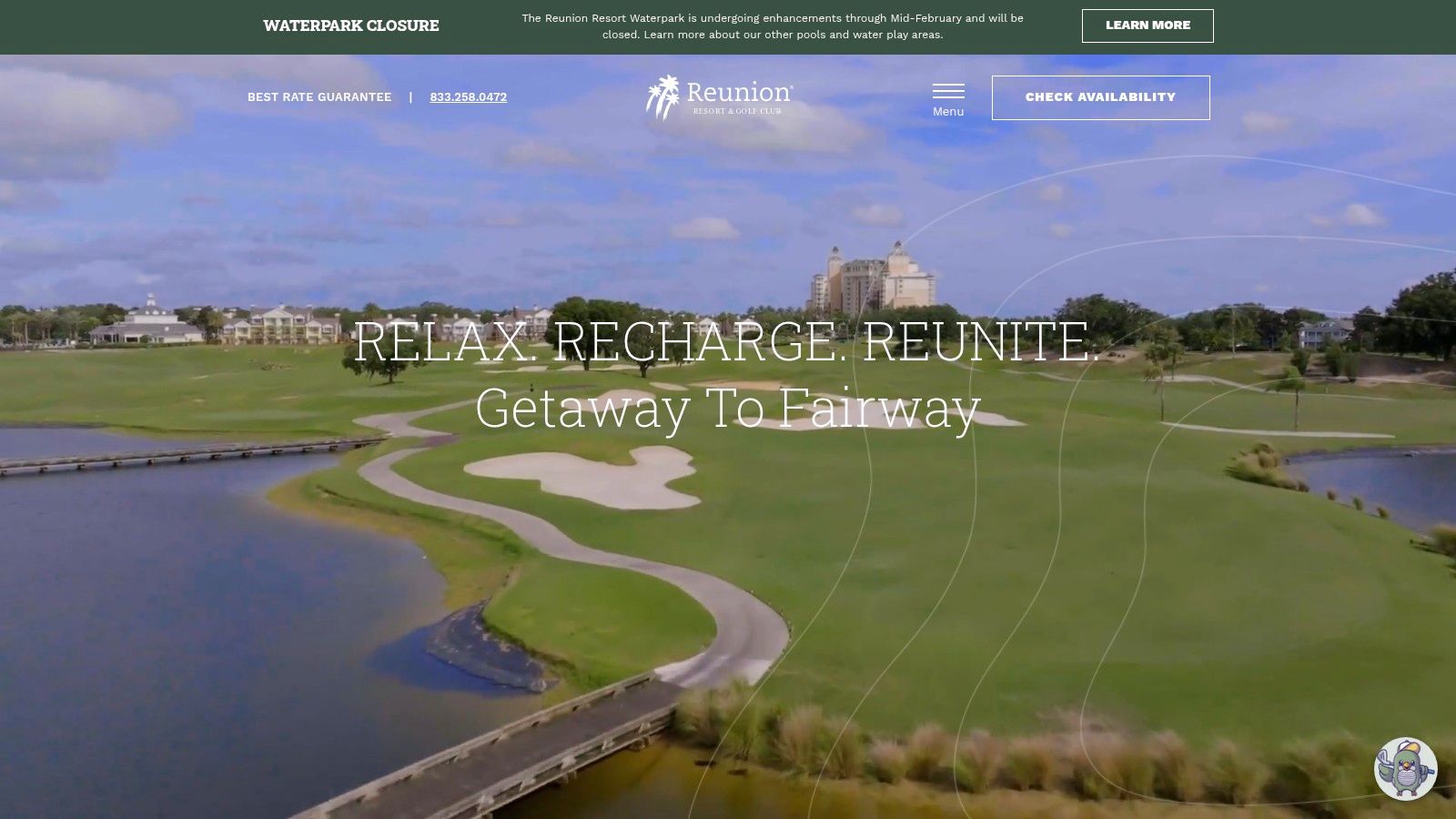 Reunion Resort & Golf Club (official site)