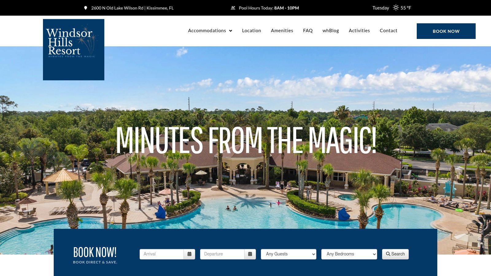 Windsor Hills Resort – Direct Booking Portal