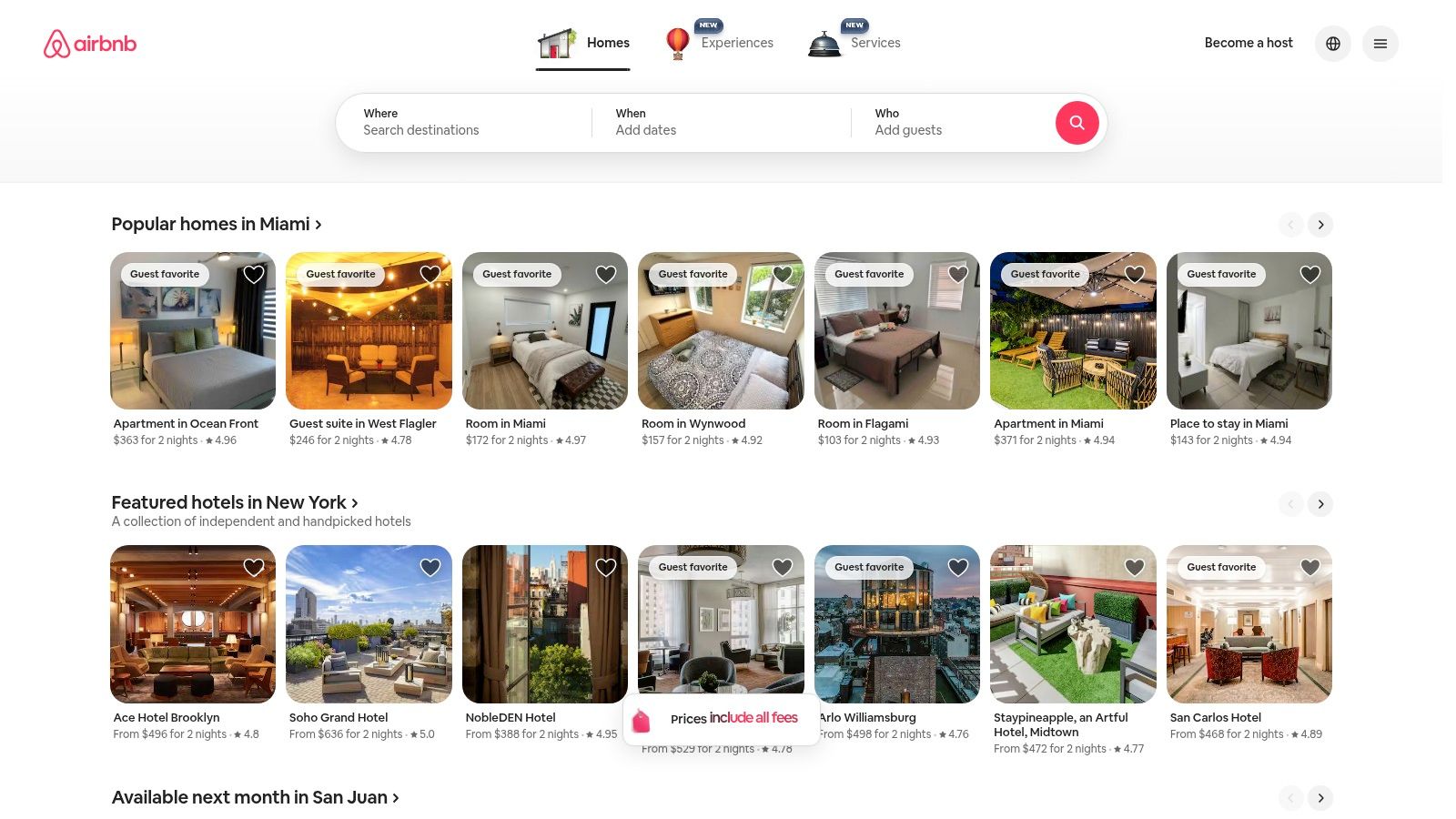Airbnb (Marketplace)