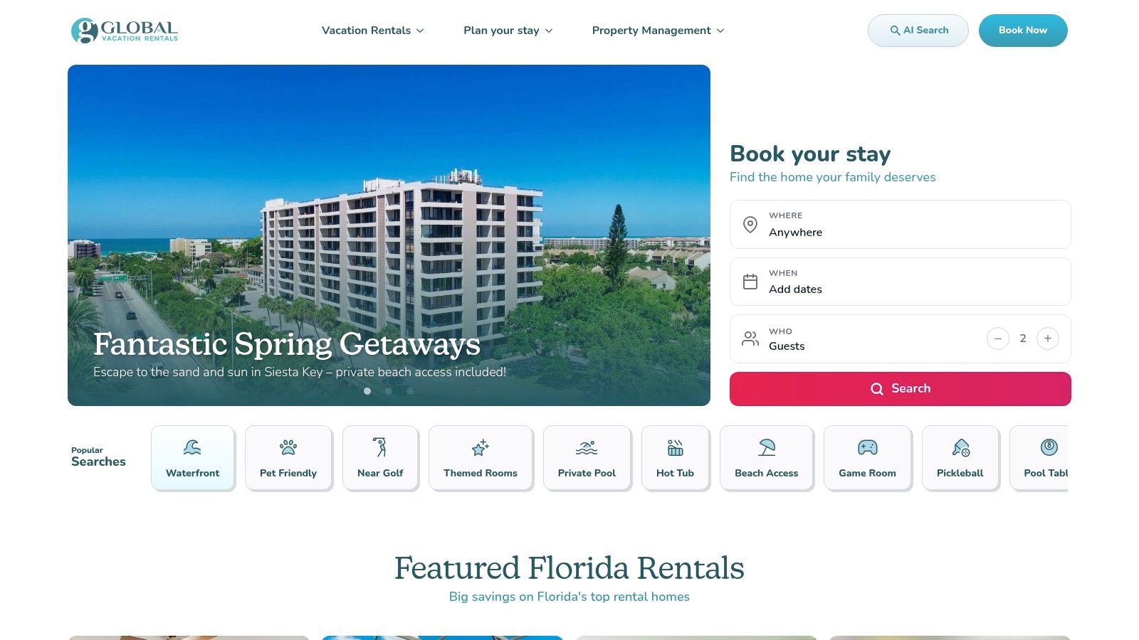Global Vacation Rentals (Global Resort Homes)
