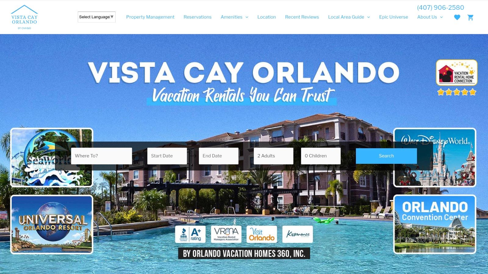 Vista Cay Orlando (Official Resort/On-site Management)