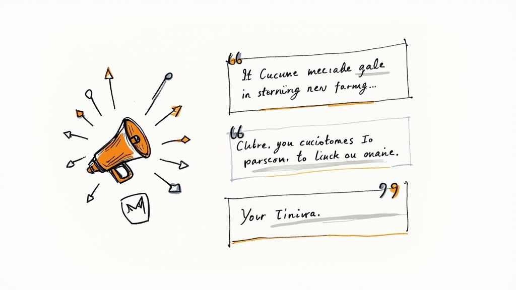 A person managing and showcasing customer reviews on a vibrant, user-friendly digital dashboard.