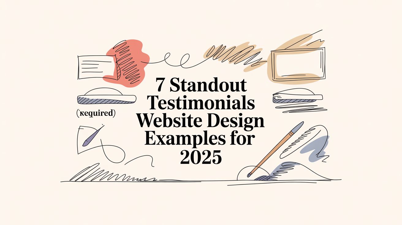 7 Standout Testimonials Website Design Examples for 2025
