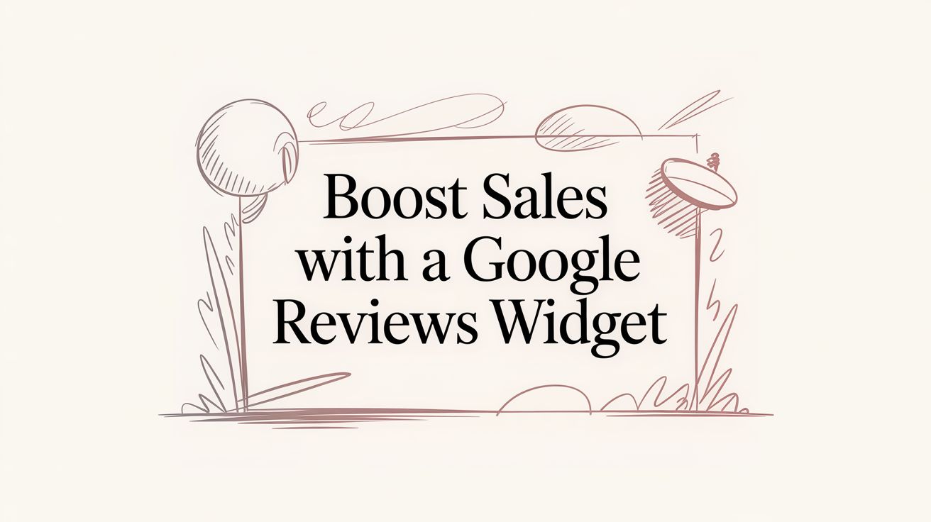 Boost Sales with a Google Reviews Widget