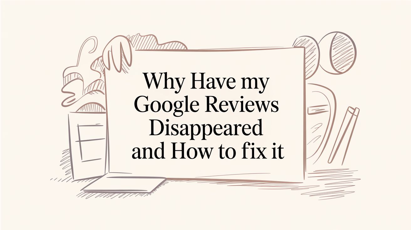 Why Have My Google Reviews Disappeared and How to Fix It