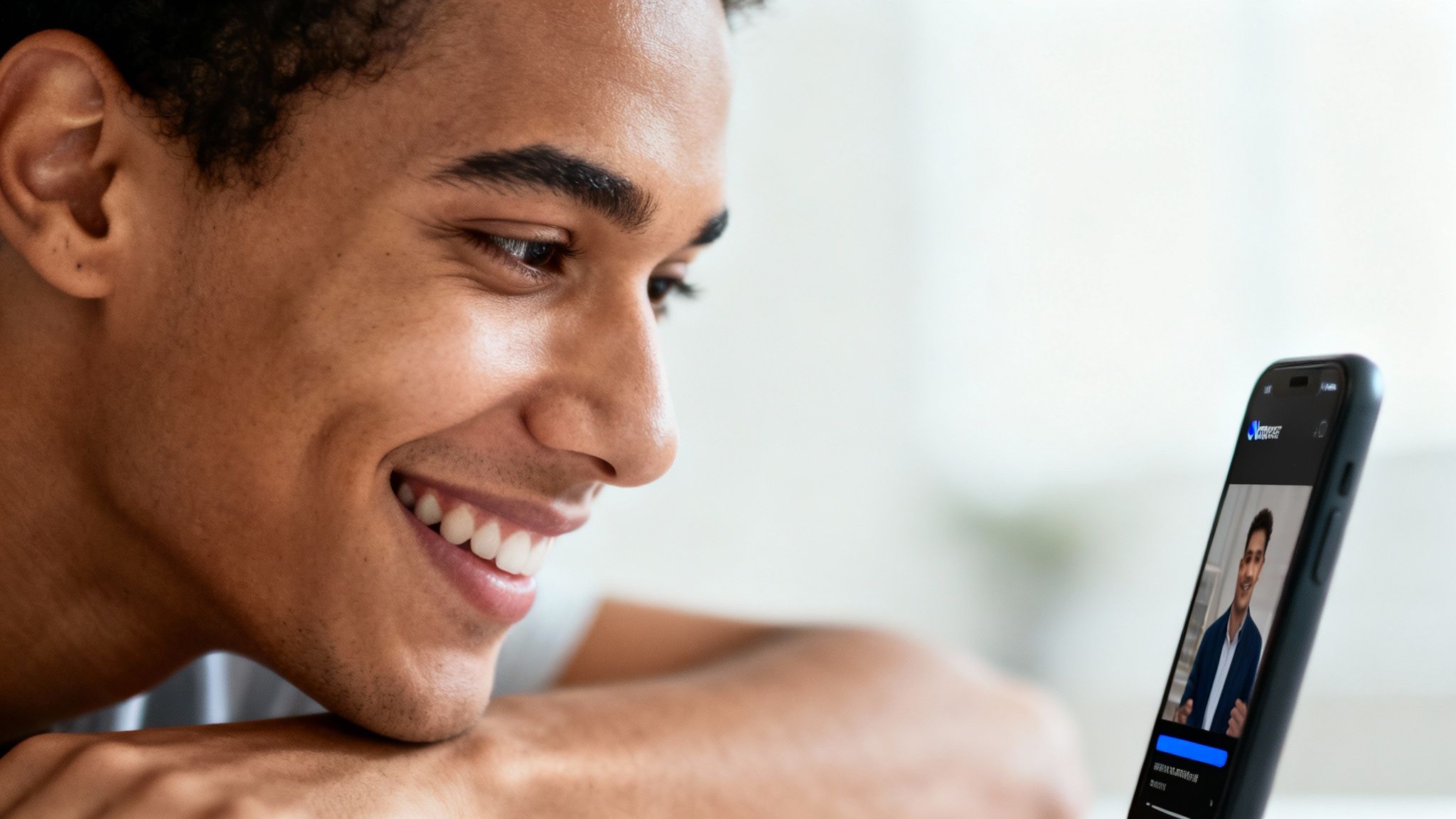 A team collaborating on a video marketing project on a whiteboard.