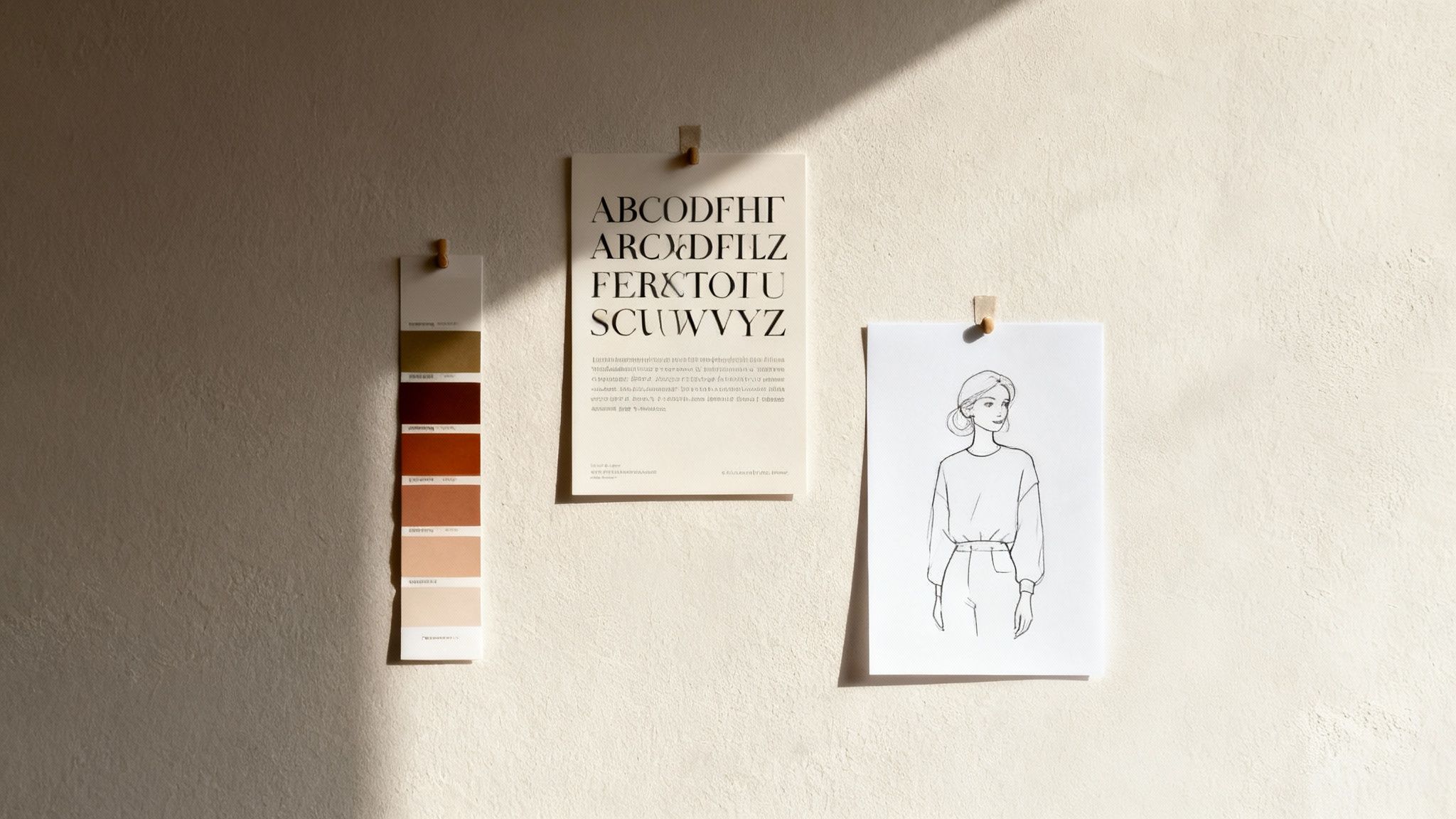 A designer choosing colors from a palette to create a consistent visual style for an animated video.