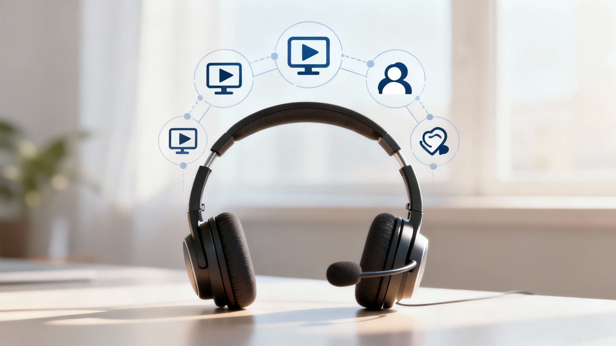 A chart showing rising customer satisfaction scores, symbolizing the business benefits of video support.