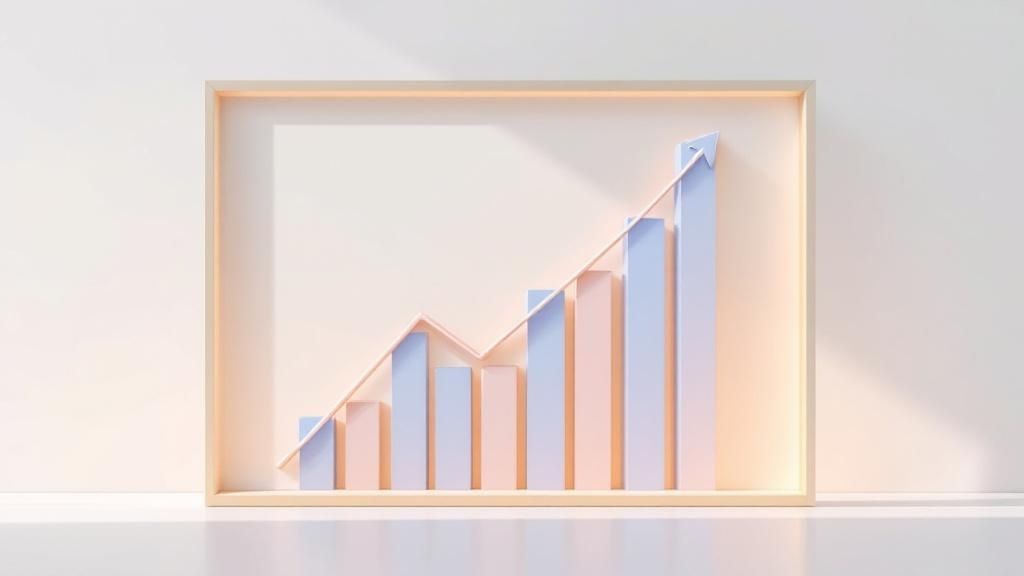 A dashboard showing various analytics charts and graphs related to video performance and ROI.