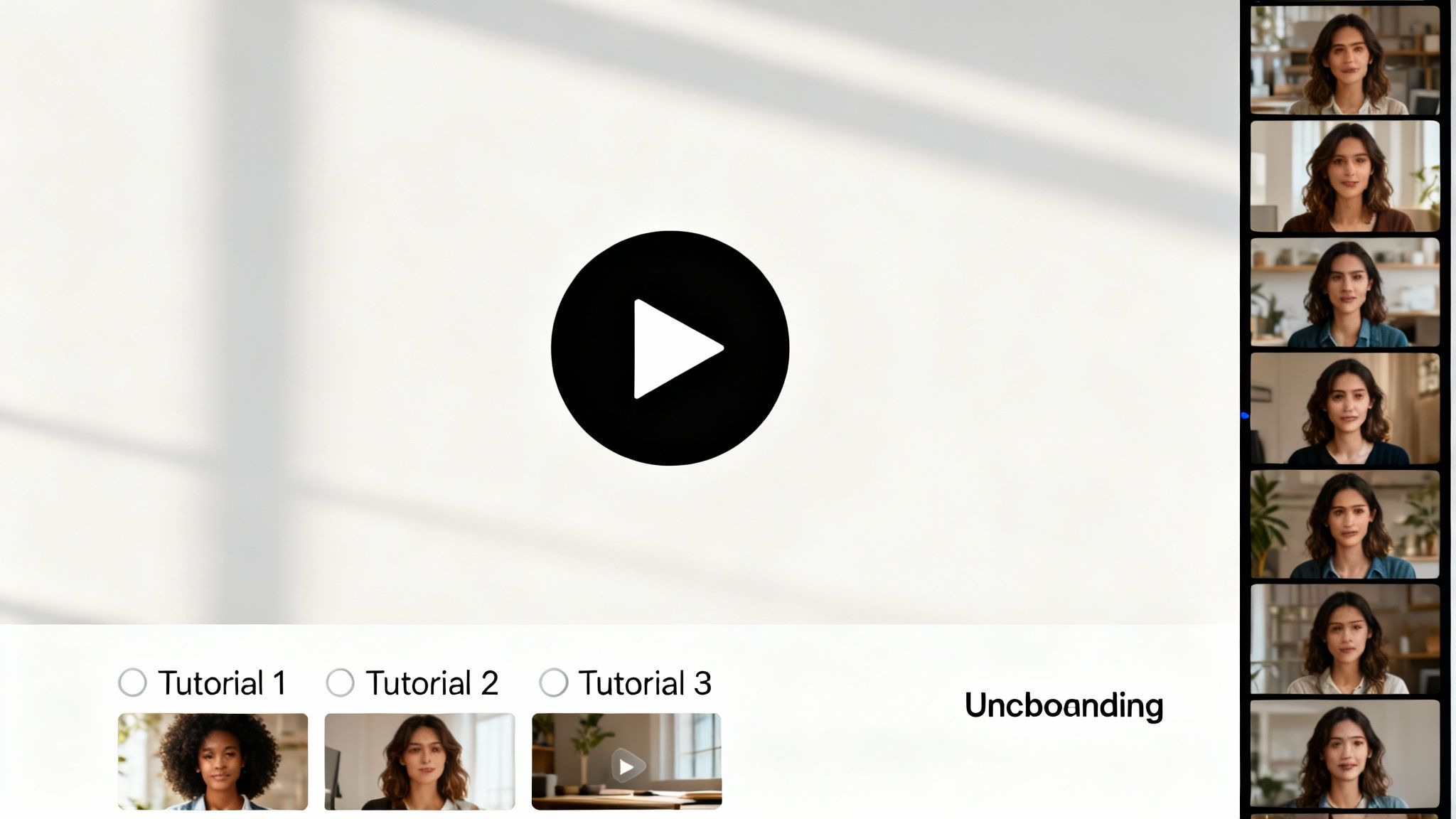 A person using a laptop and smartphone to view a customer service video tutorial.