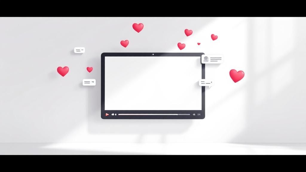 A person's silhouette with lines connecting to various data points representing their interests and needs, illustrating audience understanding.