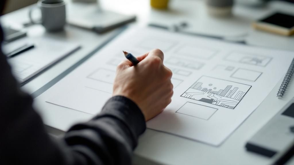 A professional setting with a camera and lighting, symbolizing a well-planned video foundation.