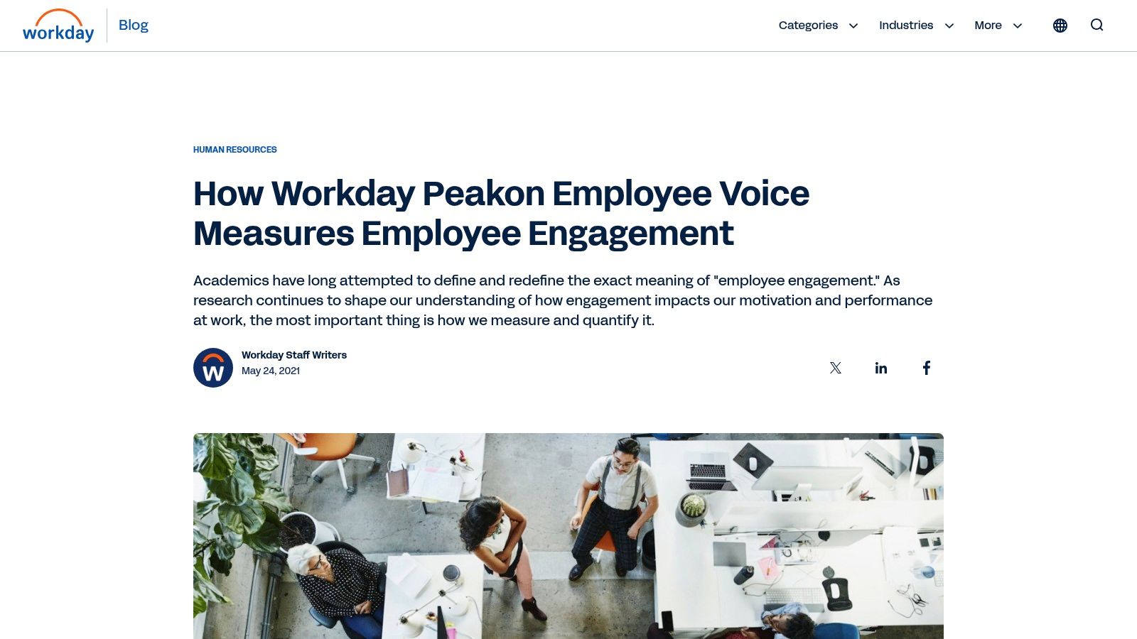 Workday Peakon Employee Voice