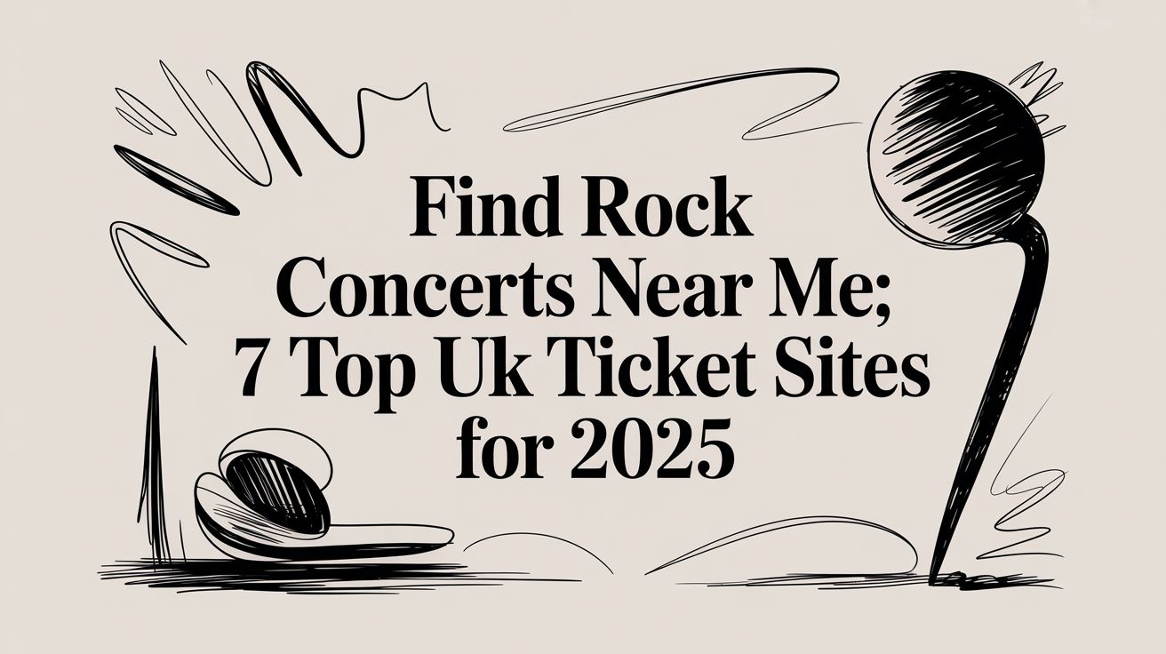 Find rock concerts near me: 7 top UK ticket sites for 2025
