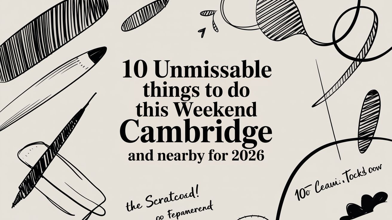10 Unmissable Things To Do This Weekend Cambridge And Nearby For 2026