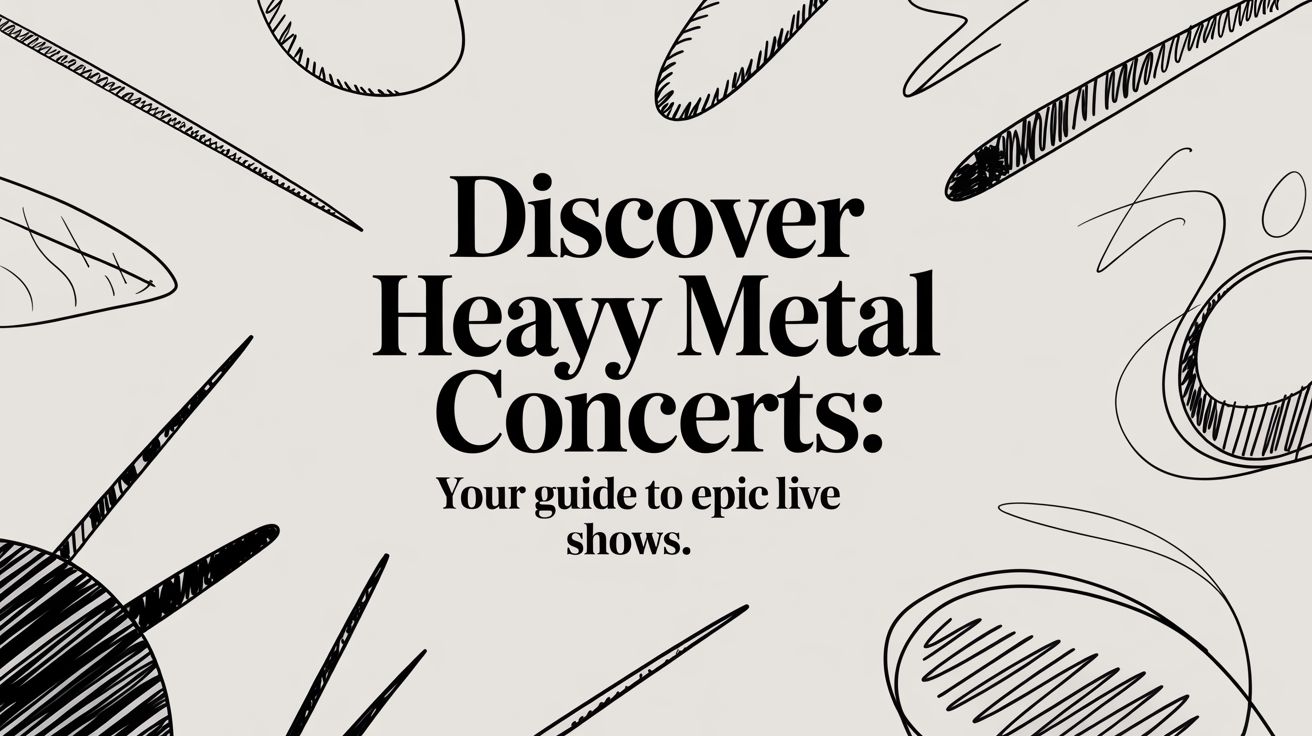 Discover heavy metal concerts: Your Guide to Epic Live Shows