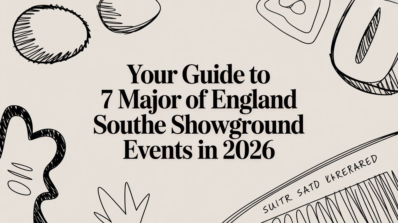 Your Guide to 7 Major South of England Showground Events in 2026