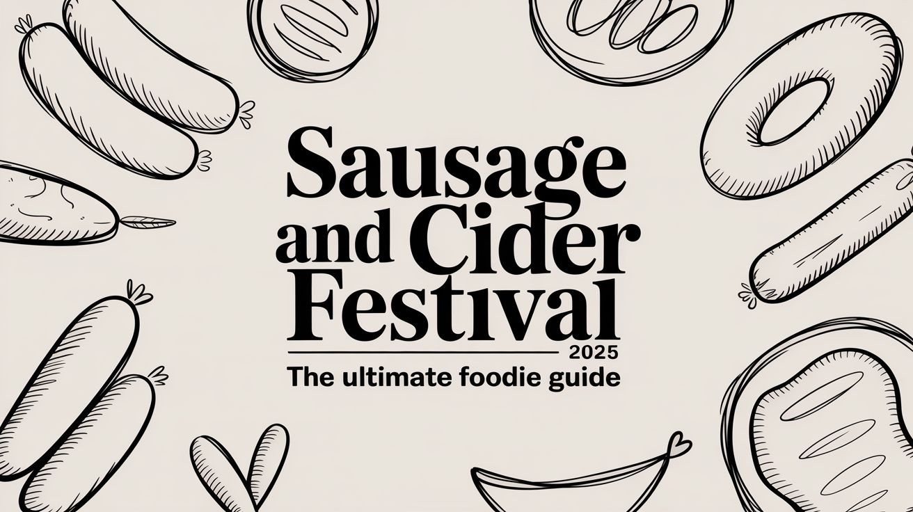 Sausage and Cider Festival 2025 The Ultimate Foodie Guide
