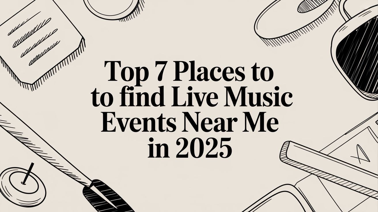 Top 7 Places to Find Live Music Events Near Me in 2025
