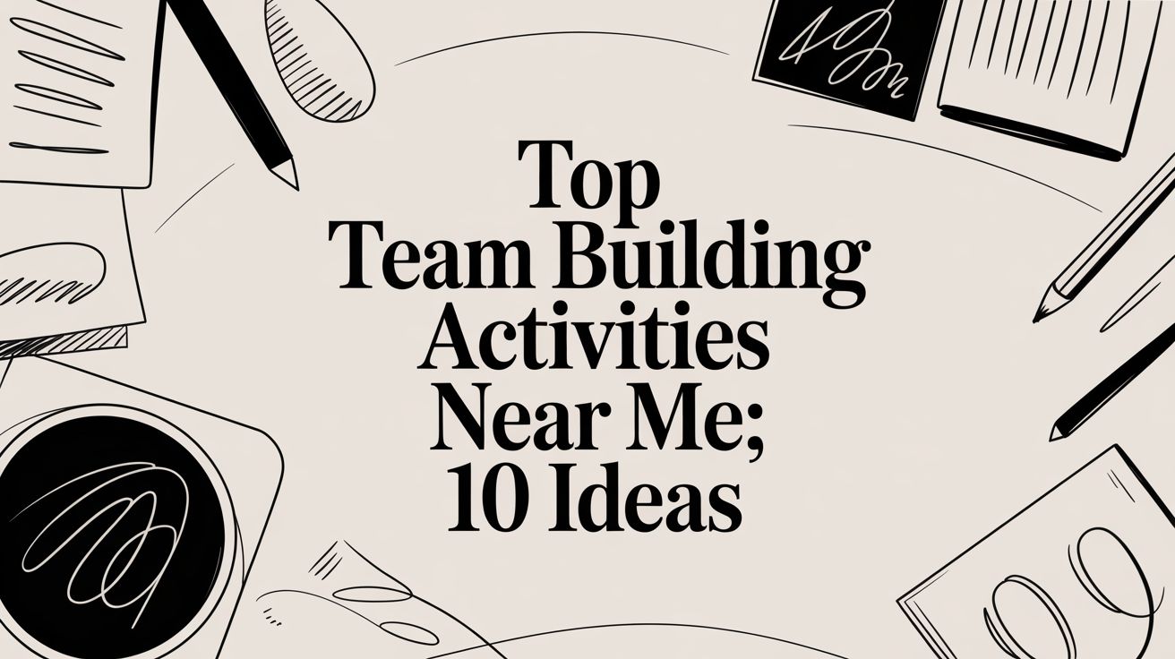 Top team building activities near me: 10 ideas