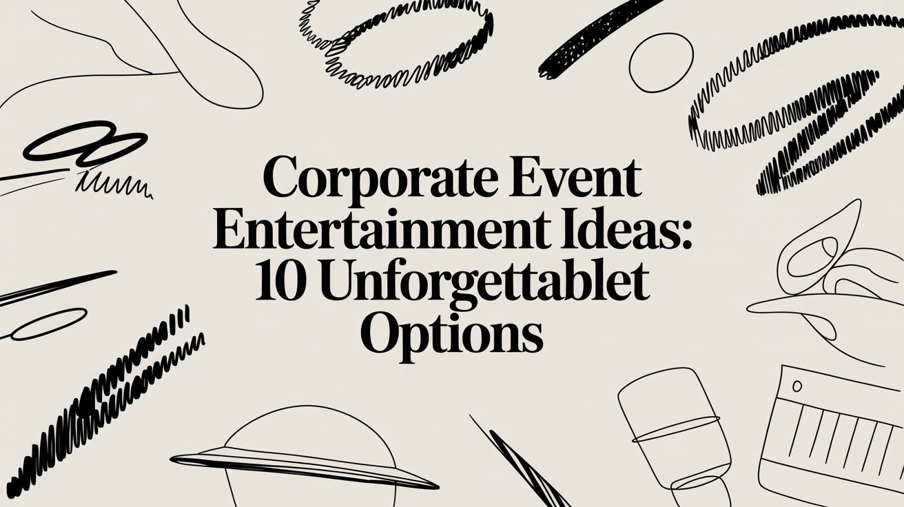 corporate event entertainment ideas: 10 unforgettable options