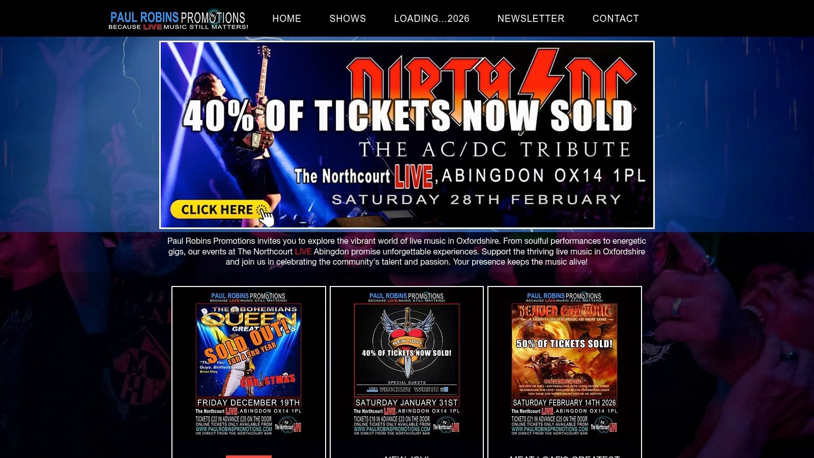 The Northcourt LIVE Abingdon music – events listing