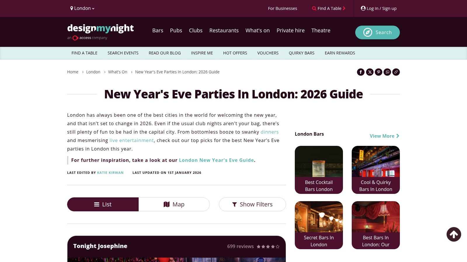 DesignMyNight (going-out marketplace for bars, rooftops, parties)
