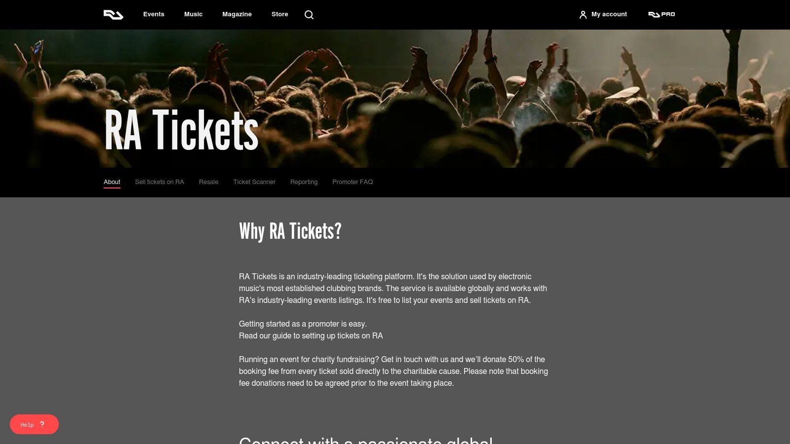 Resident Advisor (RA Tickets)
