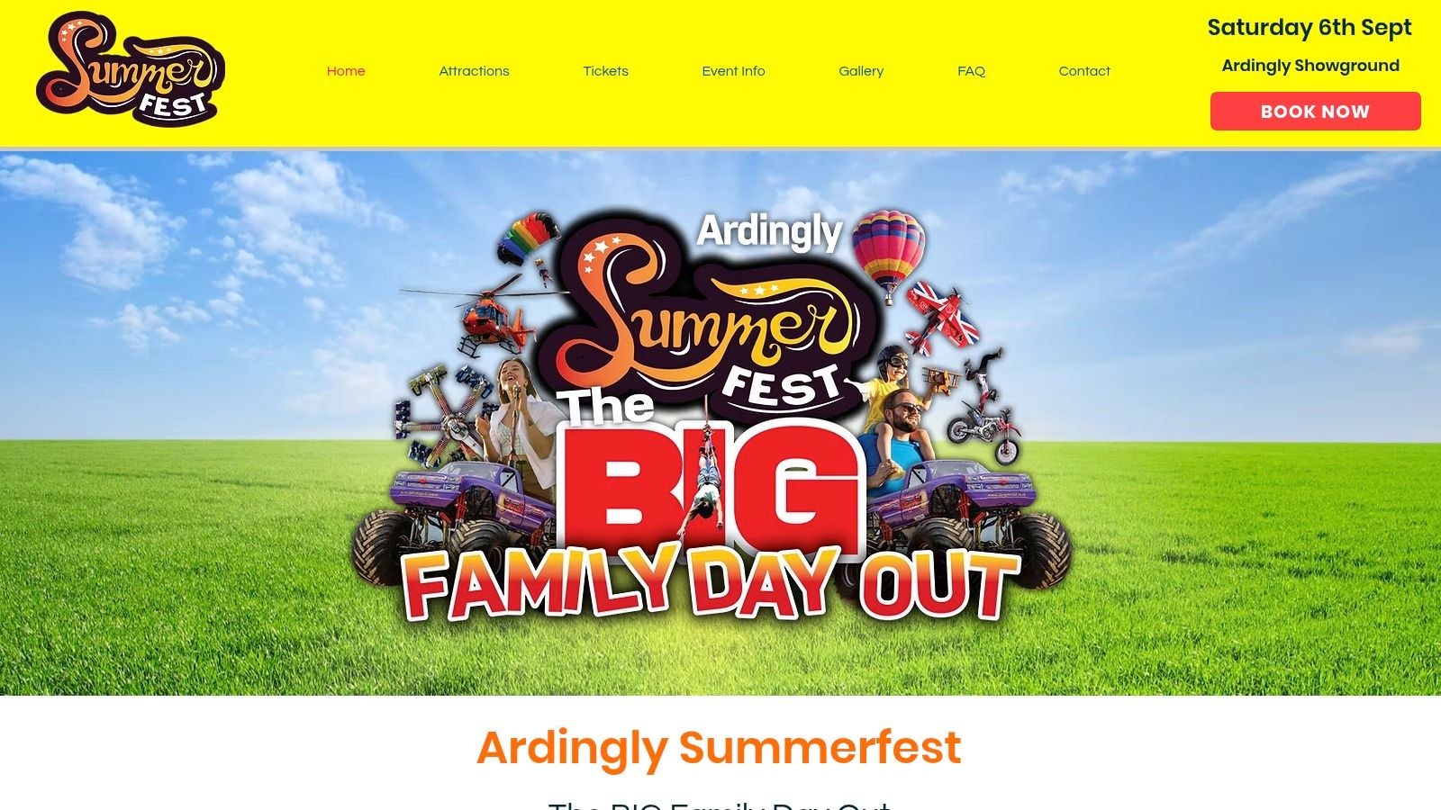 The official website for Ardingly Summerfest