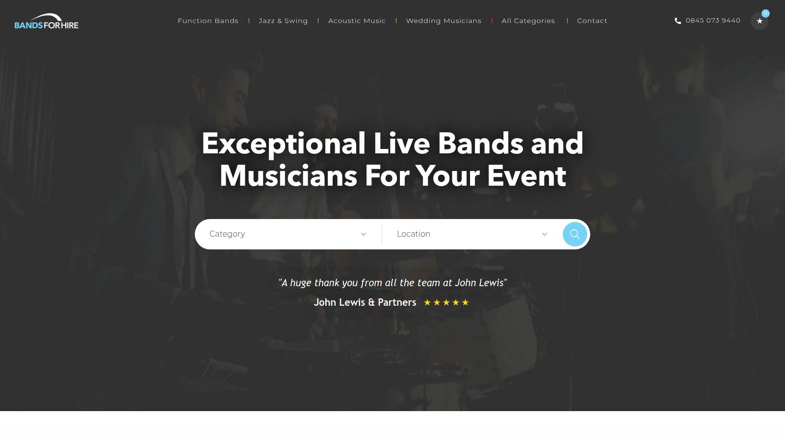 Bands For Hire